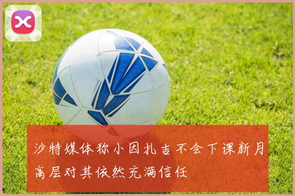 沙特媒体称小因扎吉不会下课新月高层对其依然充满信任
