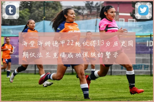 海登海姆德甲22轮仅得13分历史同期仅法兰克福成功保级的警示